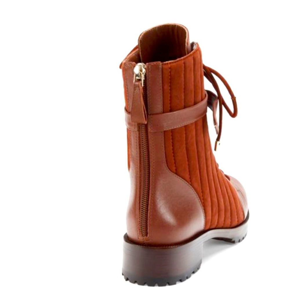 ALEXANDRE BIRMAN
​Clarita Leather Quilted Combat Boots
BROWN , 39 (9)